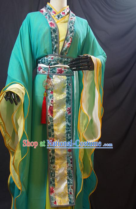 Chinese Ancient Han Fu Clothing Robes Tunics Accessories Traditional China Clothes Adults Kids