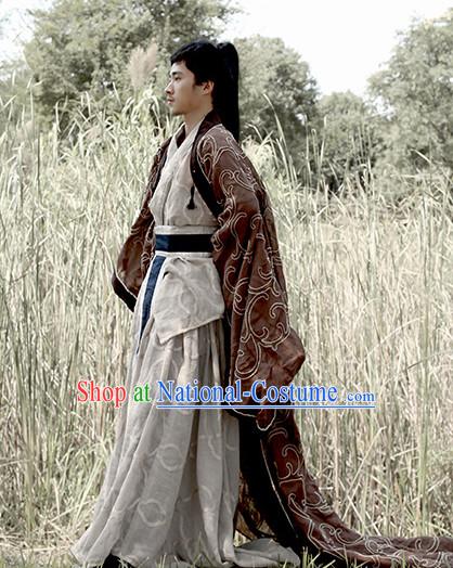 Chinese Ancient Han Fu Clothing Robes Tunics Accessories Traditional China Clothes Adults Kids