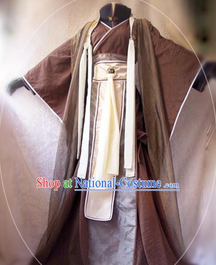 Chinese Ancient Han Fu Clothing Robes Tunics Accessories Traditional China Clothes Adults Kids