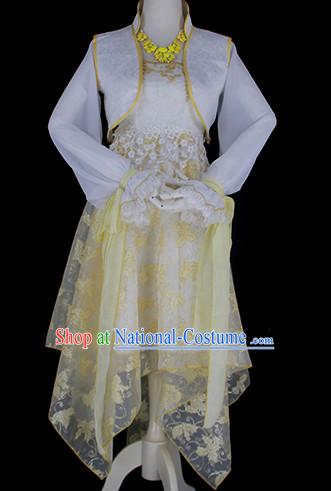 Ancient Chinese Fairy Style Costumes Imperial Princess Outfits Complete Set for Women