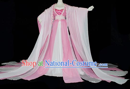 Ancient Chinese Fairy Style Costumes Imperial Princess Outfits Complete Set for Women