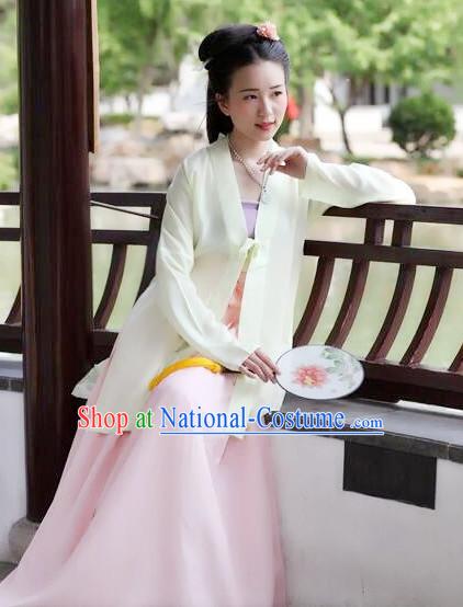 Chinese Ming Dynasty Hanfu Dress China Hanfu Costume Histroical Dresses Traditional Hanfu Wedding Ceremony Chinese Culture Clothing Complete Set