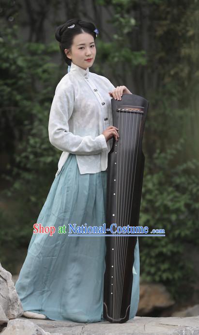 Chinese Ming Dynasty Hanfu Dress China Hanfu Costume Histroical Dresses Traditional Hanfu Wedding Ceremony Chinese Culture Clothing Complete Set