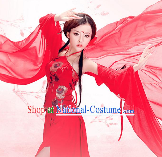 Chinese TV Drama Beauty Costume Ancient Theatrical Costumes Historical Clothing and Hair Jewelry Complete Set for Kids