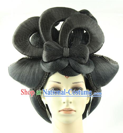 Traditional Chinese Style Black Wigs for Women