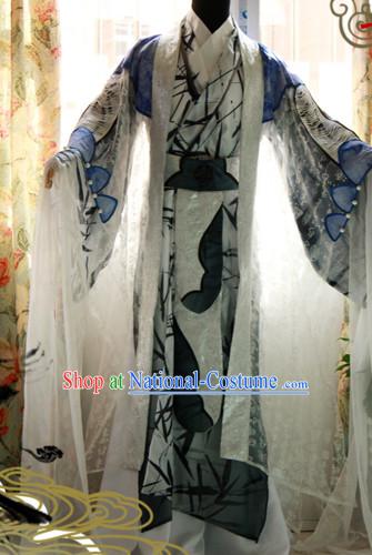 Chinese Themed Clothing Traditional Chinese Fairy Clothes Hanfu National Costumes for Men