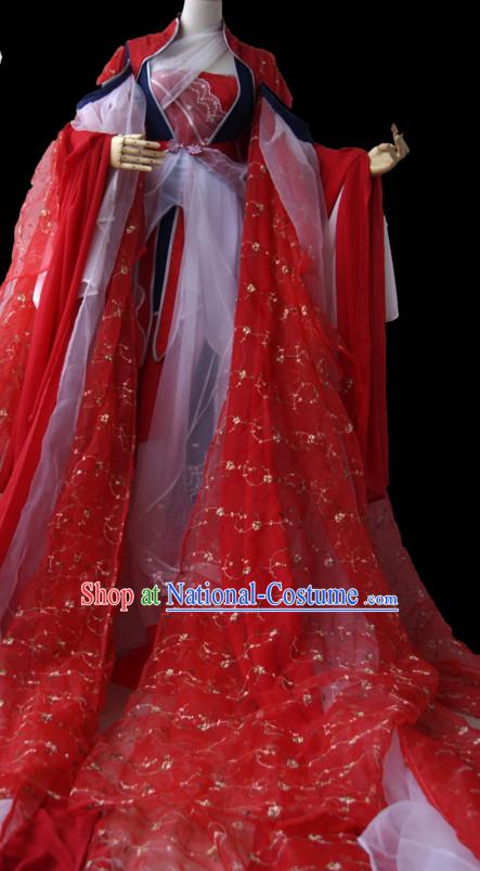 Chinese Themed Clothing Traditional Chinese Fairy Clothes Hanfu National Costumes for Women