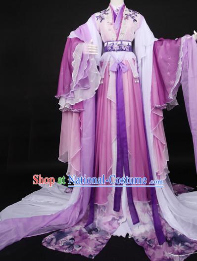 Ancient Chinese Stage Palace Costumes National Costume Halloween Costumes Hanfu Chinese Dresses Chinese Clothing