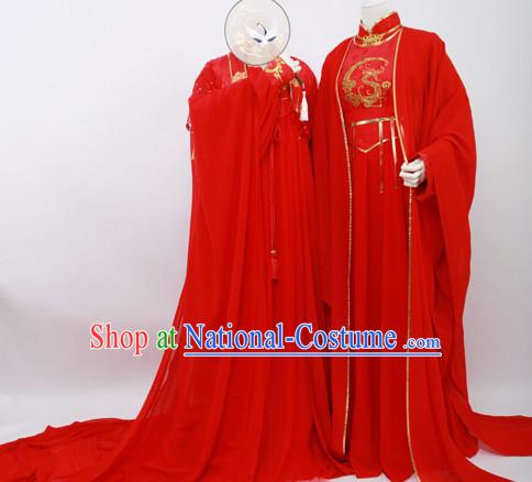 Ancient Chinese Stage Palace Bridal Outfits National Costume Halloween Costumes Hanfu Chinese Dresses Chinese Clothing