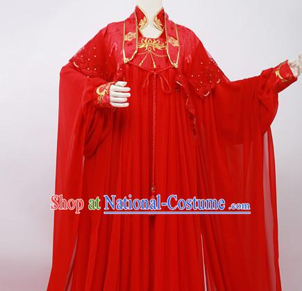 Ancient Chinese Stage Palace Bridal Outfits National Costume Halloween Costumes Hanfu Chinese Dresses Chinese Clothing