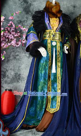 Ancient Chinese Stage Royal Dress National Costume Halloween Costumes Hanfu Chinese Dresses Chinese Clothing