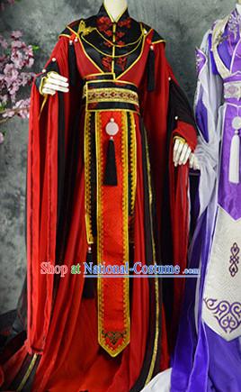 Ancient Chinese Stage Royal Dress National Costume Halloween Costumes Hanfu Chinese Dresses Chinese Clothing