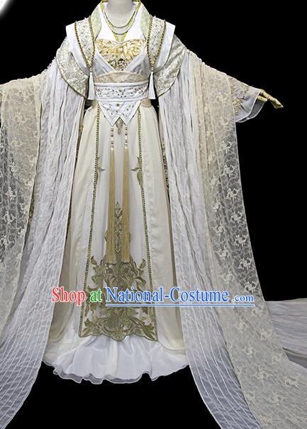 Ancient Chinese Stage Palace Empress Costume National Costume Halloween Costumes Hanfu Chinese Dresses Chinese Clothing