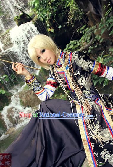 Chinese Ancient Style Cosplay Costume National Costumes Stage Play Dramas Drama Costume for Men