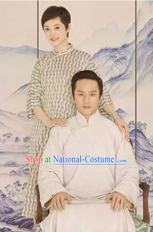 Top Chinese Traditional Men and Women s Clothing _ Apparel Chinese Traditional Dress Theater and Reenactment Costumes Complete Set