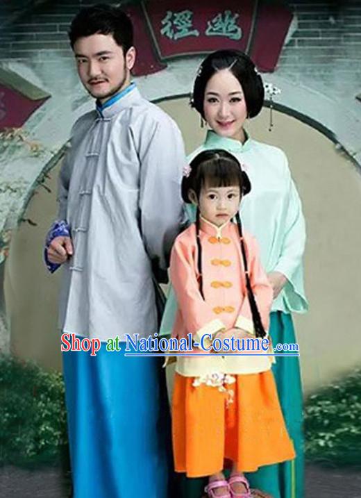 Top Chinese Traditional Men and Women s Clothing _ Apparel Chinese Traditional Dress Theater and Reenactment Robes Complete Set