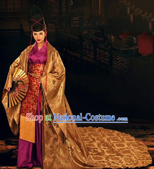 Top Chinese Ancient Men and Women s Clothing _ Apparel Chinese Traditional Dress Theater and Reenactment Robes Complete Set