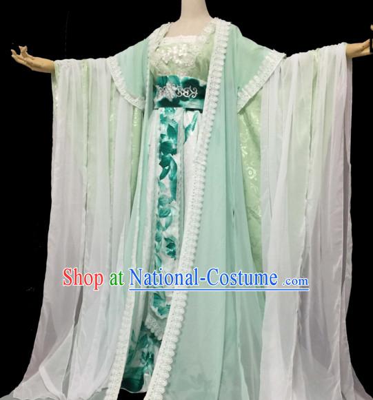 Chinese Traditional Princess Hanfu Dress Ancient Chinese Lady Costumes Complete Set for Women Girls