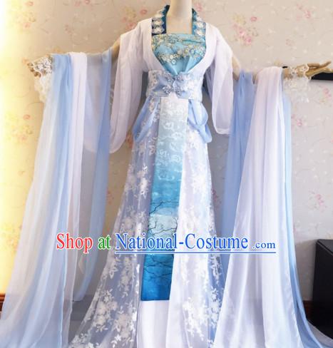 Chinese Traditional Princess Hanfu Dress Ancient Chinese Lady Costumes Complete Set for Women Girls