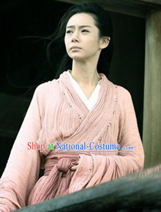 Top Chinese Ancient Guzhuang Hanfu Women s Clothing _ Apparel Chinese Traditional Dress Theater and Reenactment Costumes Complete Set