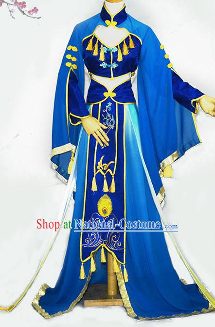 Chinese High Quality Cosplay Fairy Princess Goddness Costume Cosplay Costumes Complete Set for Women Girls Children Adults