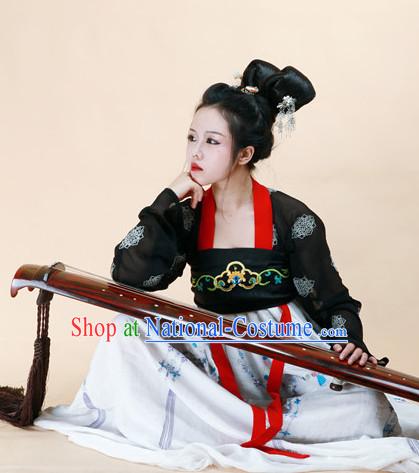 Asian Traditional High Quality Tang Fairy Princess Goddness Clothes Costume Costumes Complete Set for Women Girls Children Adults