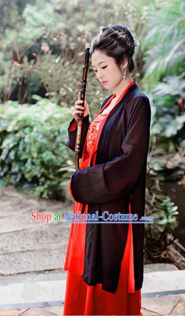 Asian Traditional High Quality Hanfu Fairy Princess Goddness Clothes Costume Costumes Complete Set for Women Girls Children Adults