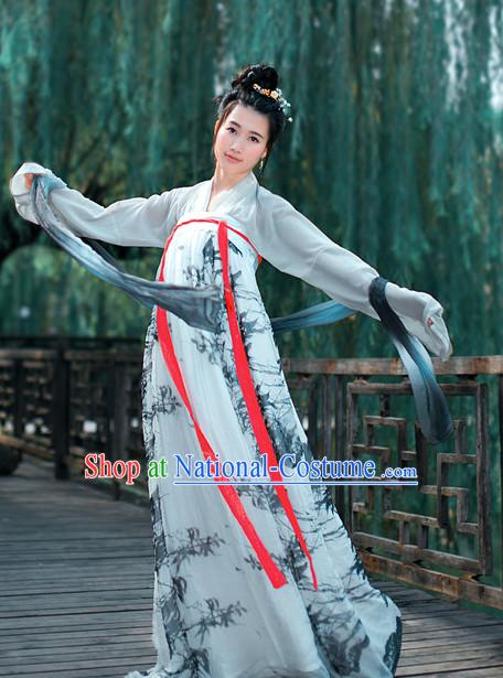 Asian Traditional High Quality Hanfu Tang Dynasty Clothes Costume Costumes Complete Set for Women Girls Children Adults