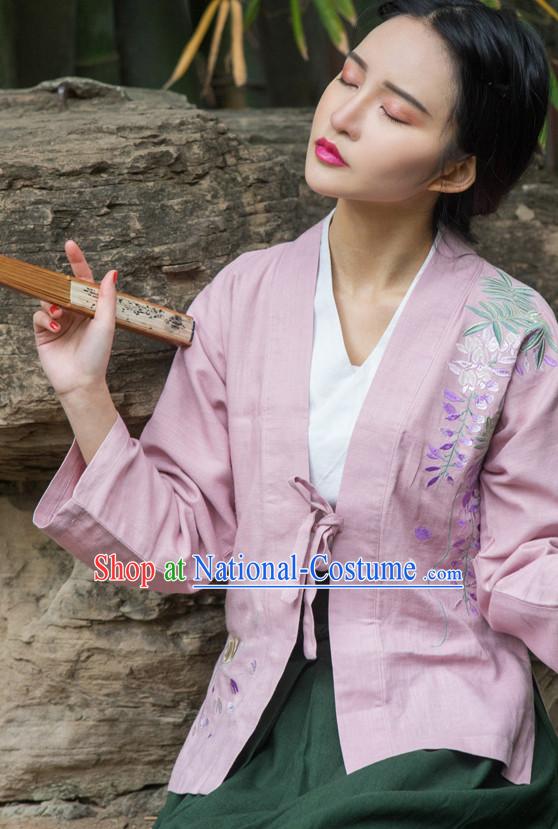 Asian Traditional High Quality Hanfu Han Dynasty Clothes Costume Costumes Complete Set for Women Girls Children Adults