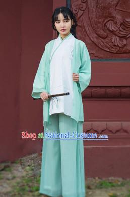 Asian Traditional High Quality Hanfu Han Dynasty Clothes Costume Costumes Complete Set for Women Girls Children Adults