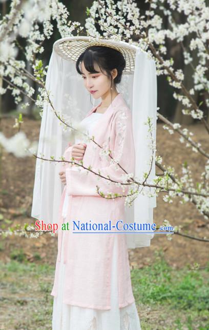 Asian Traditional High Quality Hanfu Han Dynasty Clothes Costume Costumes Complete Set for Women Girls Children Adults