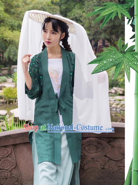 Asian Traditional High Quality Hanfu Han Dynasty Clothes Costume Costumes Complete Set for Women Girls Children Adults