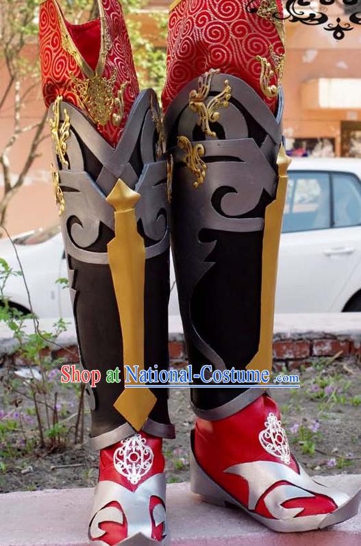 Chinese High Quality Cosplay Suphero Supheroine Long Boot Boots