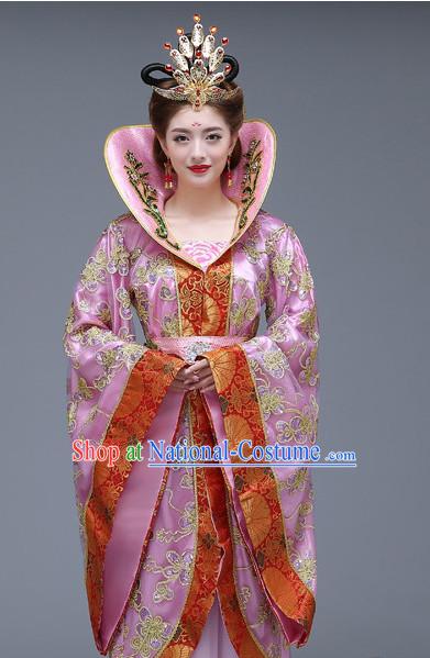 Traditional Chinese High Collar Women Clothes CLassical Dress Complete Set