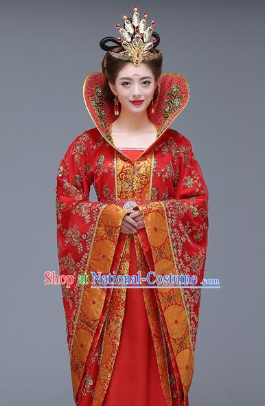 Traditional Chinese High Collar Women Clothes CLassical Dress Complete Set