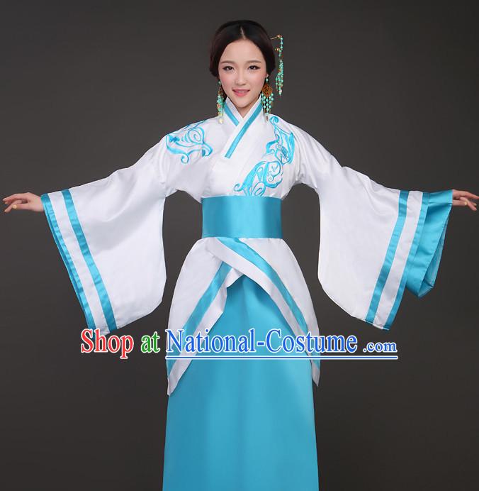 Traditional Chinese Hanfu Women Clothes CLassical Dress Complete Set