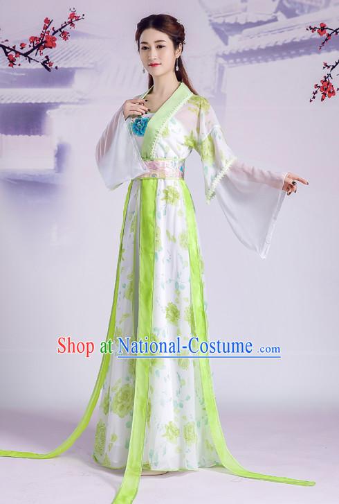 Traditional Chinese Hanfu Women Clothes CLassical Dress Complete Set