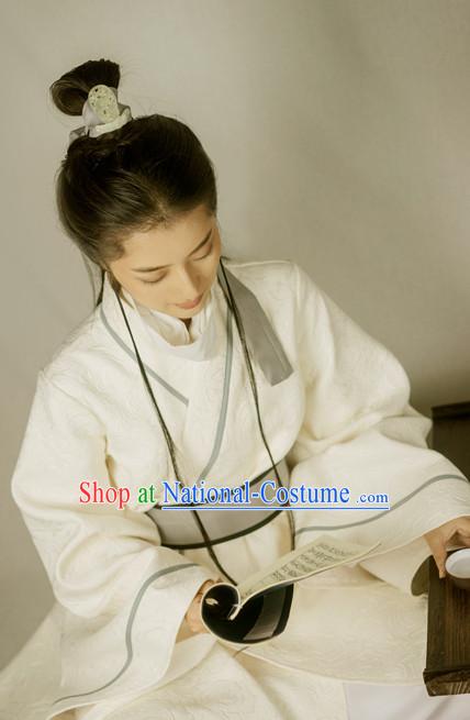 Hanfu Hanzhuang Han Fu Han Clothing Traditional Chinese Dress National Costume Complete Set