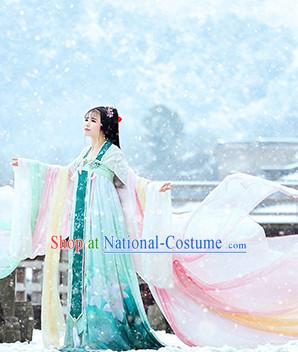 Ancient China Princess Garment Traditional Imperial Queen Costumes High Quality Chinese Empress National Costumes and Accessories Complete Set for Women