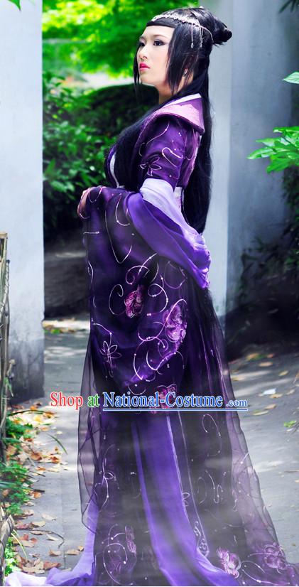 Purple Ancient China Princess Imperial Garment Traditional Costumes High Quality Chinese National Costume Complete Set for Women