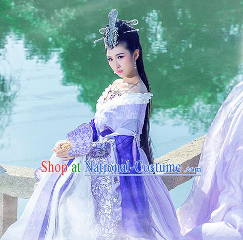 Ancient China Princess Garment Traditional Costumes High Quality Chinese National Costumes and Accessories Complete Set for Women