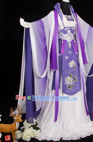 Hanzhuang Han Fu Han Clothing Traditional Chinese Dress Hanfu National Costume Complete Set for Adults or Kids