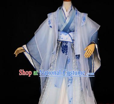 Ancient Chinese Prince Dresses Hanzhuang Royal Han Fu Imperial Han Clothing Traditional Chinese Dress Hanfu National Costume Complete Set for Men or Boys