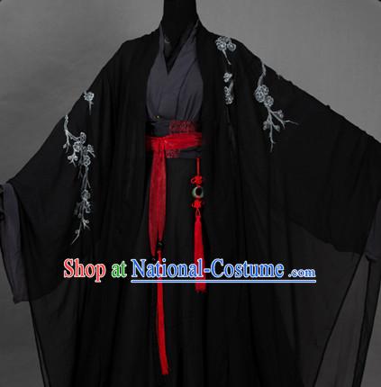 Ancient Chinese Prince Dresses Hanzhuang Royal Han Fu Imperial Han Clothing Traditional Chinese Dress Hanfu National Costume Complete Set for Men or Boys