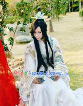 Ancient Chinese Dresses Hanzhuang Han Fu Han Clothing Traditional Chinese Dress Hanfu National Costume Complete Set for Men or Boys