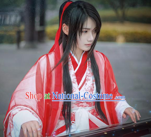 Ancient Chinese Knight Dresses Hanzhuang Han Fu Han Clothing Traditional Chinese Dress Hanfu National Costume Complete Set for Men