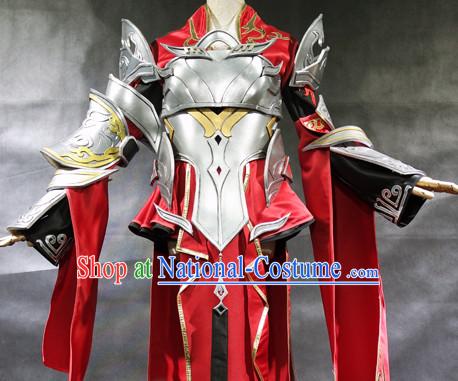 Ancient Chinese Style Halloween Superhero Armor Costumes Costume Complete Set for Women