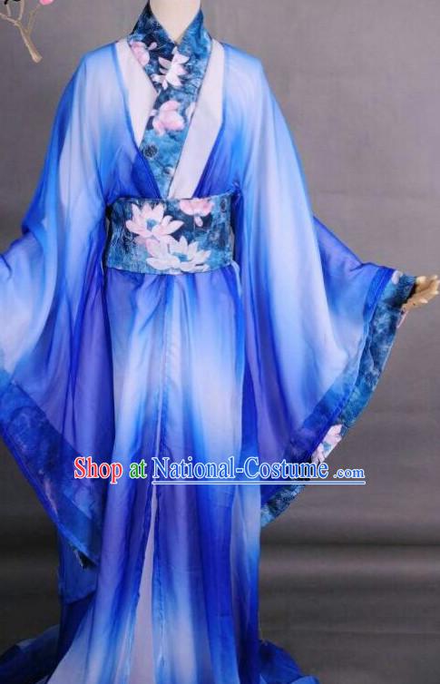 Top Chinese Ancient Costumes Theater and Reenactment Costumes Complete Set for Men