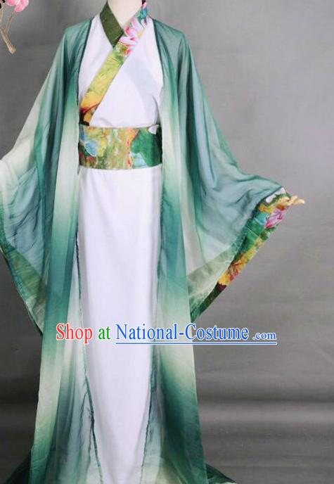 Top Chinese Ancient Costumes Theater and Reenactment Costumes Complete Set for Men