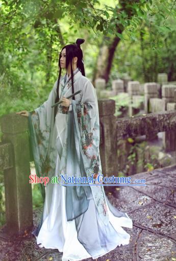 Top Chinese Ancient Costumes Theater and Reenactment Costumes and Headgear Complete Set for Women